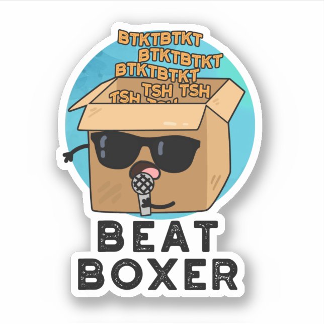 Beat Boxer Funny Beatboxer Box Pun  (Front)
