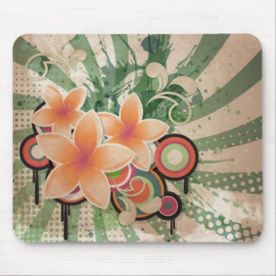 Beat Flowers Mouse Mat