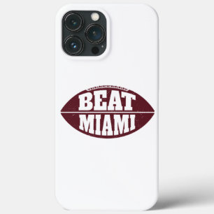 Beat Miami Vintage Aggie Football Gameday Saturday iPhone 13 Pro Max Case