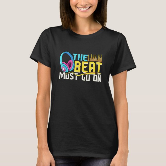 Beat Producer Music Producer Car Stereo Sound Tech T-Shirt (Front)