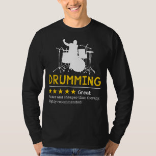 Beat Stress with Drumming Delight: Cheaper, Faster T-Shirt
