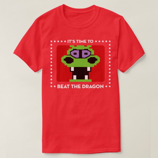 Beat The Dragon Tic Tac Dough T-Shirt (Design Front)