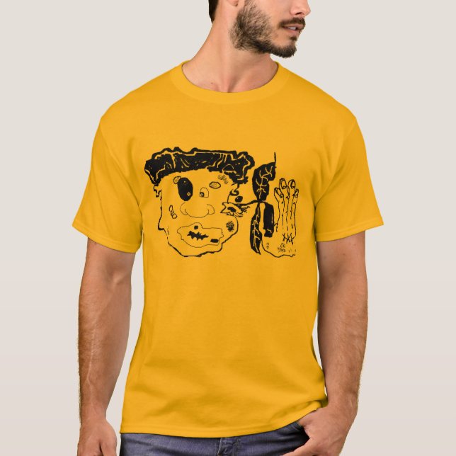 beat up graphic art T-Shirt (Front)