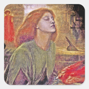 Beata Beatrix Square Sticker