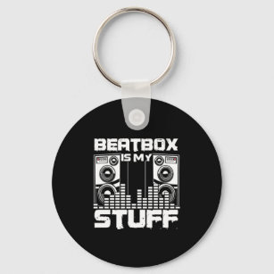 Beatbox Is My Stuff Rap Hiphop Beatboxer DJ Gift Key Ring