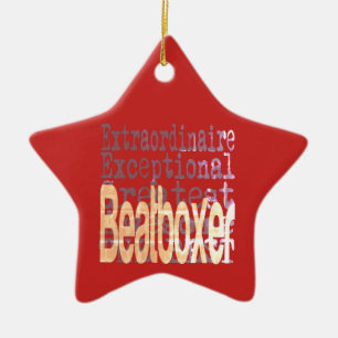 Beatboxer Extraordinaire Ceramic Tree Decoration