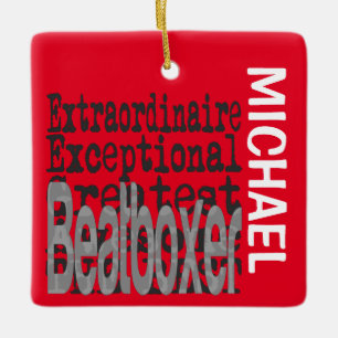 Beatboxer Extraordinaire CUSTOM Ceramic Ornament