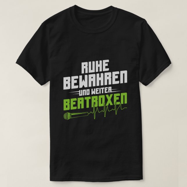 Beatboxing Beatboxer Hiphop Music Beatbox T-Shirt (Design Front)