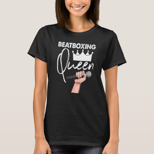 Beatboxing Queen Women  Tape Recorder   1 T-Shirt (Front)