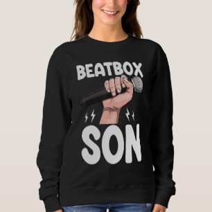 Beatboxing Son Women Tape Recorder Sweatshirt