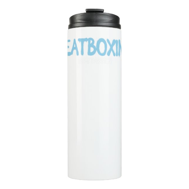 Beatboxing Therapy DJ Microphone Beatboxer Gift Thermal Tumbler (Front)