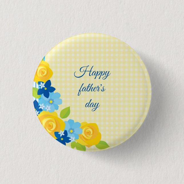 Beatiful Happy Father's day   3 Cm Round Badge (Front)