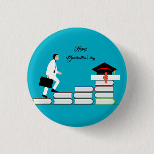 Beatiful Happy Graduations day 3 Cm Round Badge