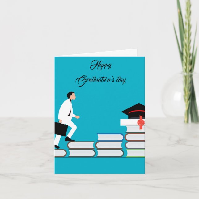 Beatiful Happy Graduations day Announcement (Front)