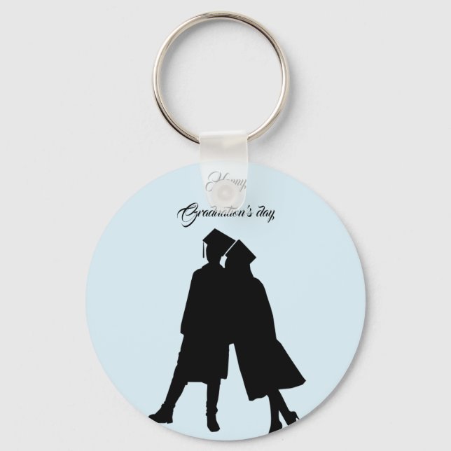 Beatiful Happy Graduations day  Key Ring (Front)