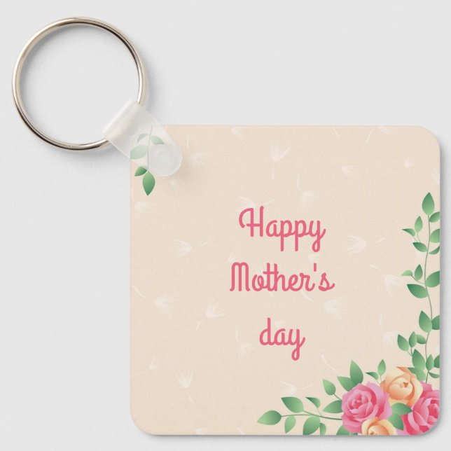 Beatiful Mother's day Key Ring (Front)