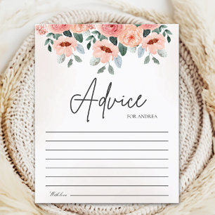 Beatiful Water Color Flowers Garden Baby Shower