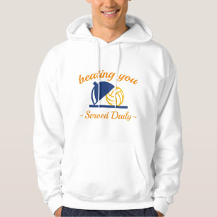 Beating You In Volleyball Hoodie