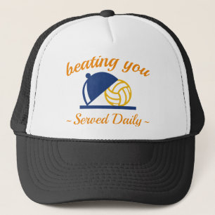 Beating You In Volleyball Trucker Hat