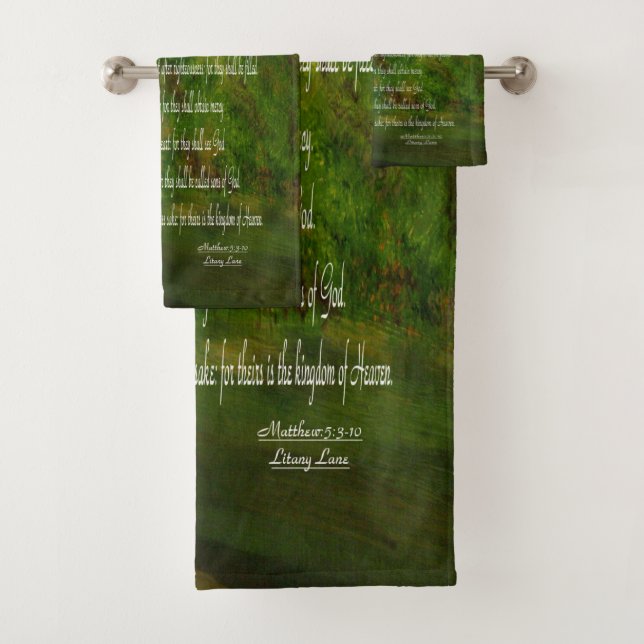 Beatitudes Bath Towel Set (Insitu)