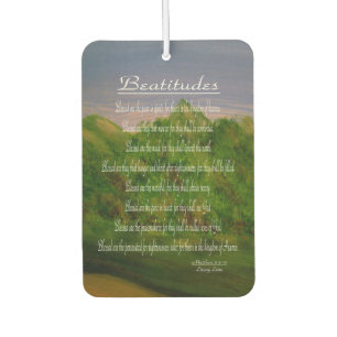 Beatitudes Car Air Freshener