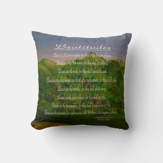 Beatitudes Cushion (Front)
