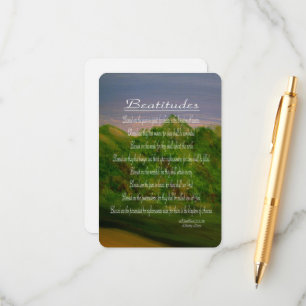 Beatitudes Enclosure Card