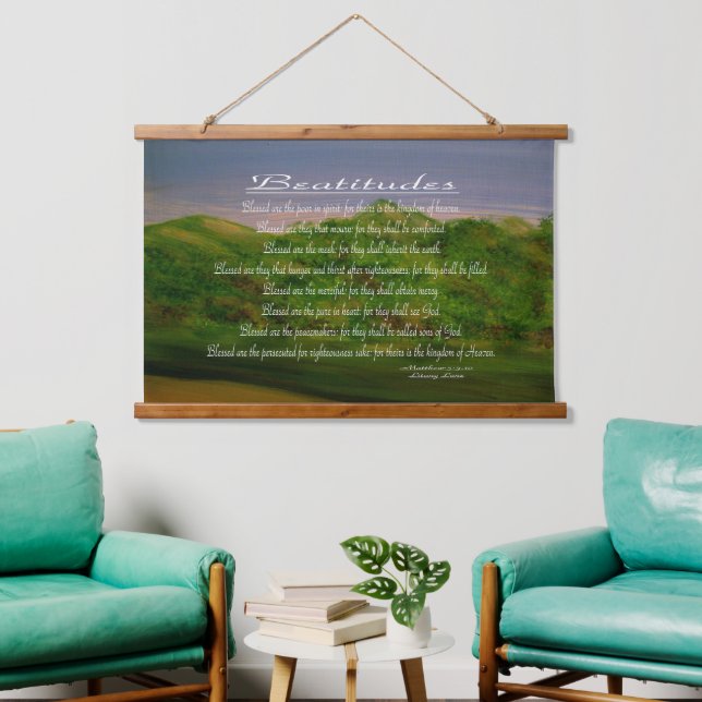Beatitudes Hanging Tapestry (Living Room)