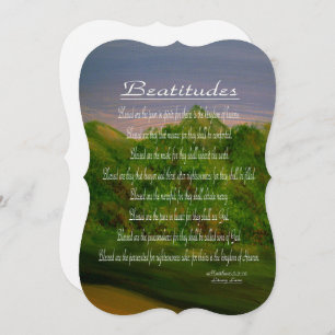Beatitudes Holiday Card