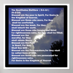 Beatitudes Poster
