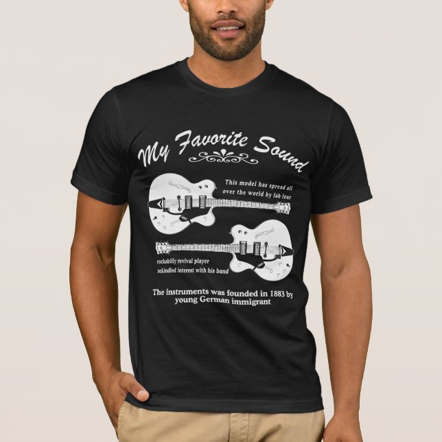 BEATLEGUITAR3 B T-shirt (Front)