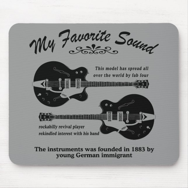 BEATLEGUITAR3 Mousepad (Front)