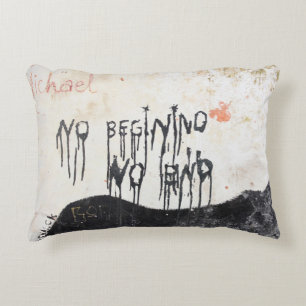 Beatles ashram decorative cushion