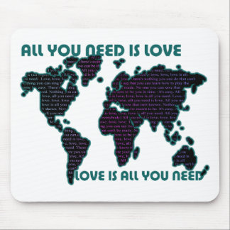 Beatles World All You Need Is Love Mouse Mat