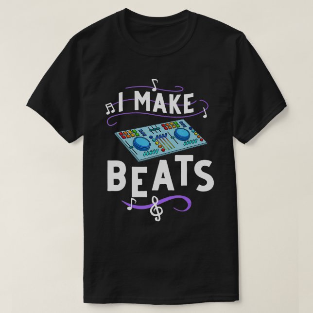Beatmaker Music Producer Drum Machine  T-Shirt (Design Front)