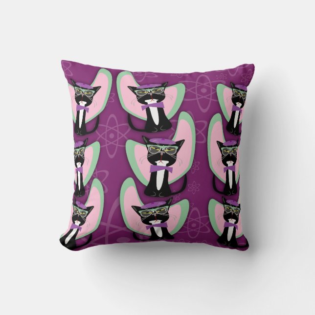 Beatnik Kittys Cushion (Front)