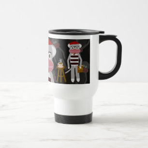 Beatnik Sock Monkey Mug