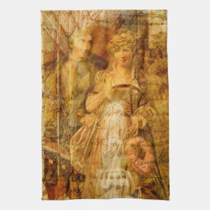 Beatrice and Benedick Tea Towel
