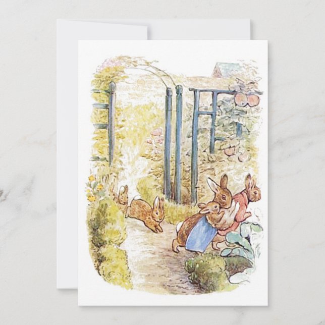 Beatrix Potter Birthday Party Invitation (Front)