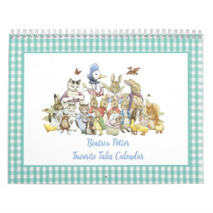 Beatrix Potter Calendar Two Page Medium Size 