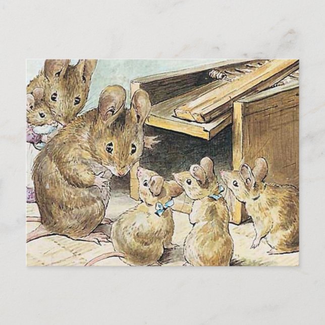 Beatrix Potter Children's Story Books Postcard (Front)
