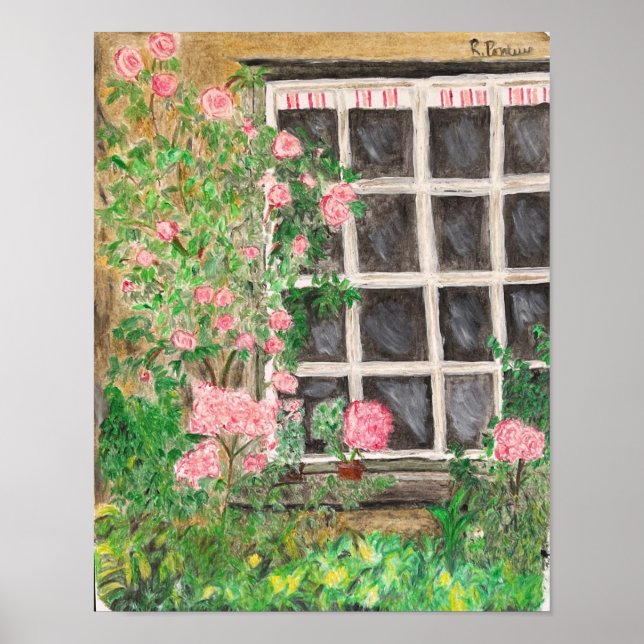 Beatrix Potter cottage garden poster (Front)