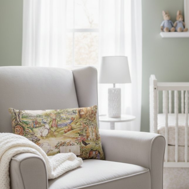 Beatrix Potter Cute Peter and Friends Decorative Cushion (Creator Uploaded)