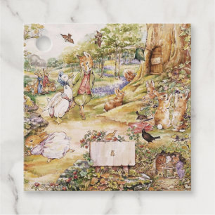 Beatrix Potter Cute Peter and Friends Favour Tags
