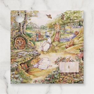 Beatrix Potter Cute Peter and Friends Favour Tags