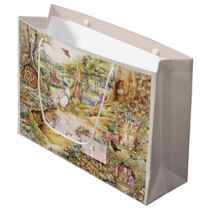 Beatrix Potter Cute Peter and Friends Large Gift Bag