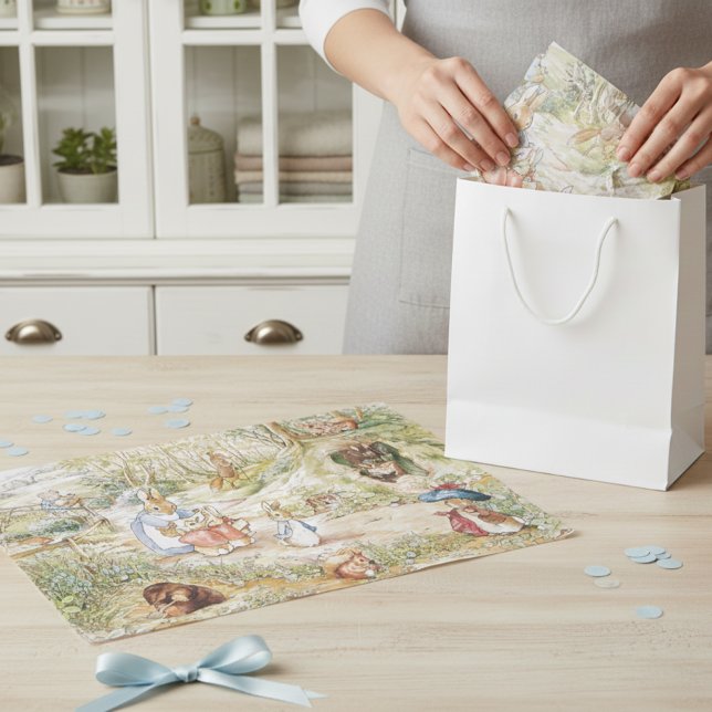 Beatrix Potter Cute Peter the Rabbit and Friends Tissue Paper (Creator Uploaded)