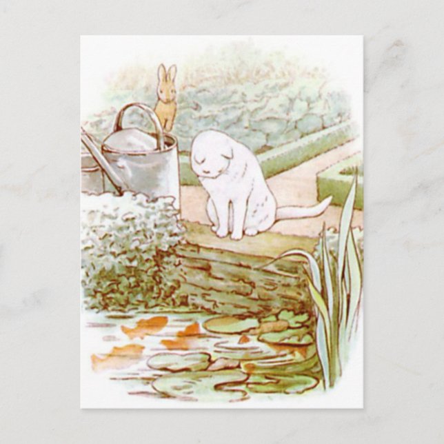 Beatrix Potter from The Tale of Peter the Rabbit Postcard (Front)