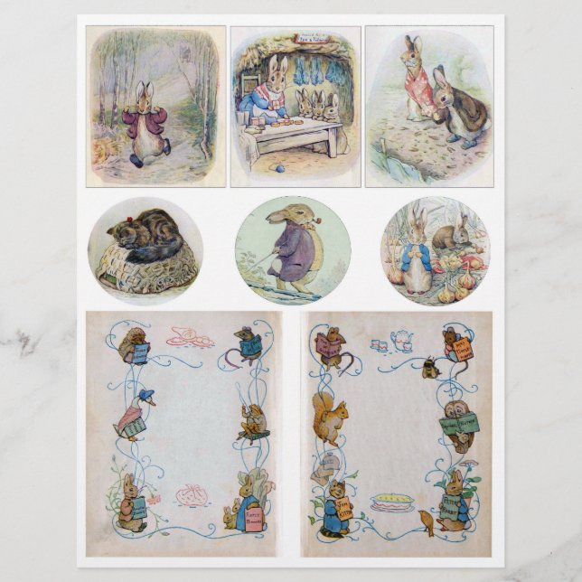 Beatrix Potter Illustrations Part 1 (Front)