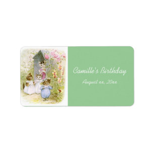 Beatrix Potter, Kittens, Custom, Favour Labels